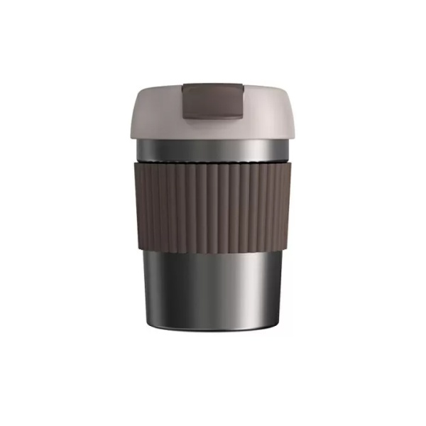 Термокружка Kiss Kiss KKF Rainbow Vacuum Coffee Tumbler Mini, коричневый/серый